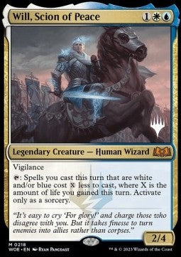 Will, Scion of Peace (V.2) - Wilds of Eldraine: Promos (Mythic) [PWOE-218]