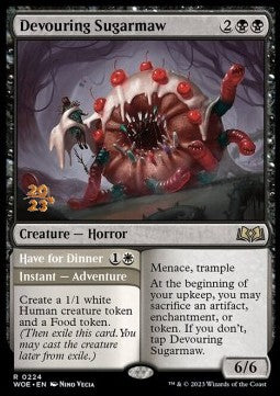 Devouring Sugarmaw // Have for Dinner (V.1) - Wilds of Eldraine: Promos (Rare) [PWOE-224]