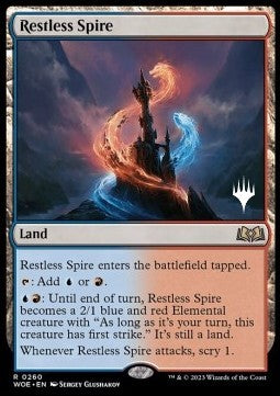 Restless Spire (V.2) - Wilds of Eldraine: Promos (Rare) [PWOE-260]