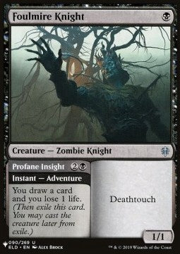 Foulmire Knight // Profane Insight - The List (Uncommon) [ZNL-90]