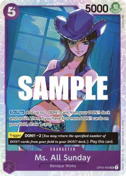 Ms. All Sunday (OP04-064) (V.1) - Kingdoms of Intrigue (Super Rare) [OP04-064]