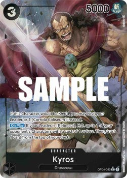 Kyros (OP04-082) (V.2) - Kingdoms of Intrigue (Alternate Art) [OP04-082]