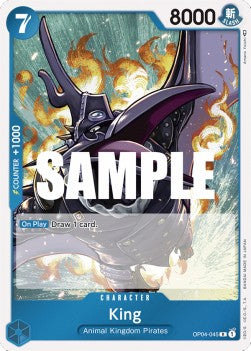 King (OP04-045) - Kingdoms of Intrigue (Rare) [OP04-045]