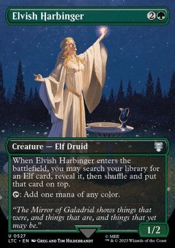 Elvish Harbinger (V.1) - The Lord of the Rings: Tales of Middle-earth Holiday Release (Uncommon) [LTRH-527]