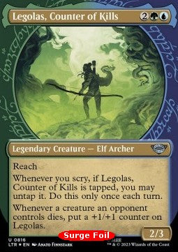 Legolas, Counter of Kills (V.3) - The Lord of the Rings: Tales of Middle-earth Holiday Release (Uncommon) [LTRH-816]