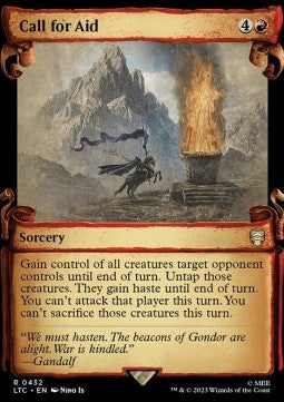 Call for Aid (V.1) - The Lord of the Rings: Tales of Middle-earth Holiday Release (Rare) [LTRH-432]