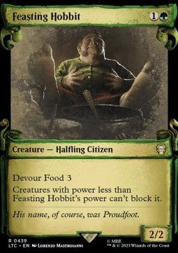Feasting Hobbit (V.1) - The Lord of the Rings: Tales of Middle-earth Holiday Release (Rare) [LTRH-439]