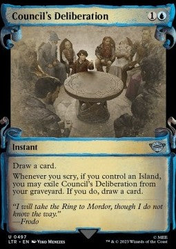 Council's Deliberation (V.1) - The Lord of the Rings: Tales of Middle-earth Holiday Release (Uncommon) [LTRH-497]
