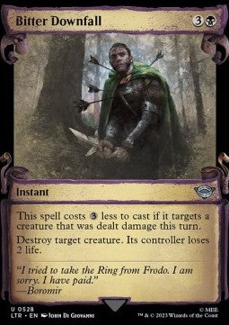 Bitter Downfall (V.1) - The Lord of the Rings: Tales of Middle-earth Holiday Release (Uncommon) [LTRH-528]