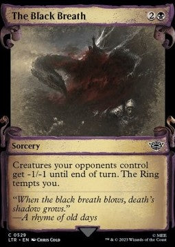 The Black Breath (V.1) - The Lord of the Rings: Tales of Middle-earth Holiday Release (Common) [LTRH-529]