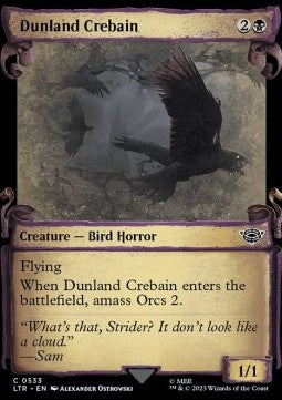 Dunland Crebain (V.1) - The Lord of the Rings: Tales of Middle-earth Holiday Release (Common) [LTRH-533]