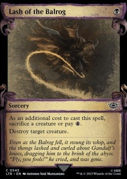 Lash of the Balrog (V.1) - The Lord of the Rings: Tales of Middle-earth Holiday Release (Common) [LTRH-543]
