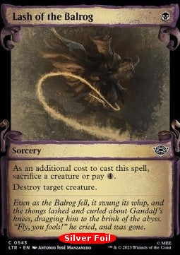 Lash of the Balrog (V.2) - The Lord of the Rings: Tales of Middle-earth Holiday Release (Common) [LTRH-543]