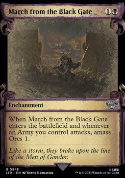 March from the Black Gate (V.1) - The Lord of the Rings: Tales of Middle-earth Holiday Release (Uncommon) [LTRH-545]