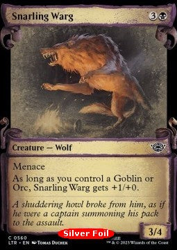 Snarling Warg (V.2) - The Lord of the Rings: Tales of Middle-earth Holiday Release (Common) [LTRH-560]