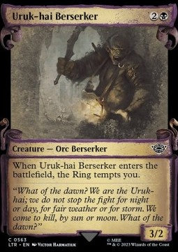 Uruk-hai Berserker (V.1) - The Lord of the Rings: Tales of Middle-earth Holiday Release (Common) [LTRH-563]