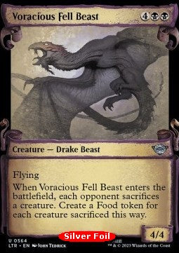 Voracious Fell Beast (V.2) - The Lord of the Rings: Tales of Middle-earth Holiday Release (Uncommon) [LTRH-564]