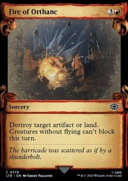 Fire of Orthanc (V.1) - The Lord of the Rings: Tales of Middle-earth Holiday Release (Common) [LTRH-578]