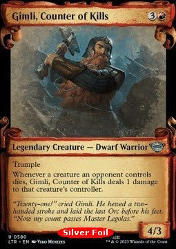 Gimli, Counter of Kills (V.2) - The Lord of the Rings: Tales of Middle-earth Holiday Release (Uncommon) [LTRH-580]