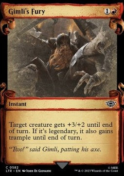 Gimli's Fury (V.1) - The Lord of the Rings: Tales of Middle-earth Holiday Release (Common) [LTRH-582]