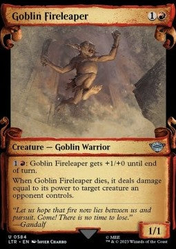Goblin Fireleaper (V.1) - The Lord of the Rings: Tales of Middle-earth Holiday Release (Uncommon) [LTRH-584]