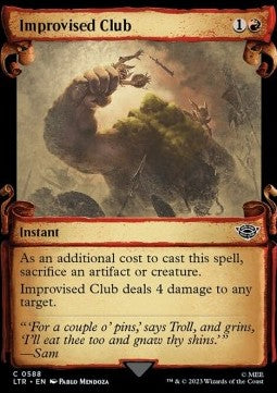 Improvised Club (V.1) - The Lord of the Rings: Tales of Middle-earth Holiday Release (Common) [LTRH-588]