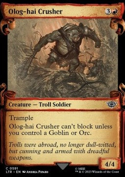 Olog-hai Crusher (V.1) - The Lord of the Rings: Tales of Middle-earth Holiday Release (Common) [LTRH-591]