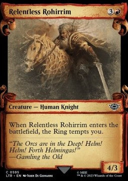 Relentless Rohirrim (V.1) - The Lord of the Rings: Tales of Middle-earth Holiday Release (Common) [LTRH-595]