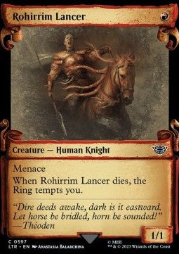 Rohirrim Lancer (V.1) - The Lord of the Rings: Tales of Middle-earth Holiday Release (Common) [LTRH-597]