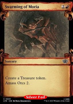 Swarming of Moria (V.2) - The Lord of the Rings: Tales of Middle-earth Holiday Release (Common) [LTRH-601]