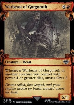 Warbeast of Gorgoroth (V.1) - The Lord of the Rings: Tales of Middle-earth Holiday Release (Common) [LTRH-603]