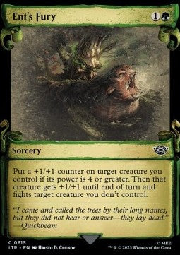 Ent's Fury (V.1) - The Lord of the Rings: Tales of Middle-earth Holiday Release (Common) [LTRH-615]