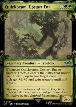 Quickbeam, Upstart Ent (V.1) - The Lord of the Rings: Tales of Middle-earth Holiday Release (Uncommon) [LTRH-634]
