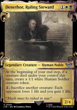 Denethor, Ruling Steward (V.1) - The Lord of the Rings: Tales of Middle-earth Holiday Release (Uncommon) [LTRH-649]