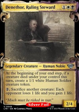 Denethor, Ruling Steward (V.2) - The Lord of the Rings: Tales of Middle-earth Holiday Release (Uncommon) [LTRH-649]