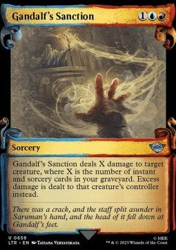 Gandalf's Sanction (V.1) - The Lord of the Rings: Tales of Middle-earth Holiday Release (Uncommon) [LTRH-659]