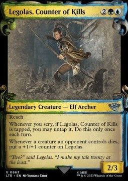 Legolas, Counter of Kills (V.1) - The Lord of the Rings: Tales of Middle-earth Holiday Release (Uncommon) [LTRH-663]