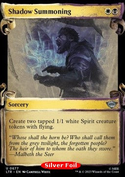 Shadow Summoning (V.2) - The Lord of the Rings: Tales of Middle-earth Holiday Release (Uncommon) [LTRH-677]