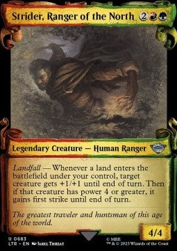 Strider, Ranger of the North (V.1) - The Lord of the Rings: Tales of Middle-earth Holiday Release (Uncommon) [LTRH-683]