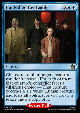Hunted by The Family (V.2) - Universes Beyond: Doctor Who: Extras (Rare) [XWHO-651]