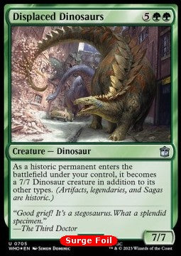 Displaced Dinosaurs - Universes Beyond: Doctor Who: Extras (Uncommon) [XWHO-705]