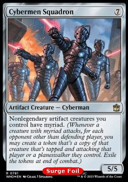 Cybermen Squadron (V.2) - Universes Beyond: Doctor Who: Extras (Rare) [XWHO-781]