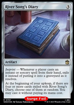 River Song's Diary (V.2) - Universes Beyond: Doctor Who: Extras (Rare) [XWHO-787]