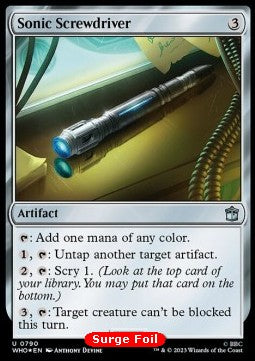 Sonic Screwdriver (V.2) - Universes Beyond: Doctor Who: Extras (Uncommon) [XWHO-790]