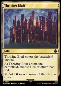 Thriving Bluff - Universes Beyond: Doctor Who (Common) [WHO-324]