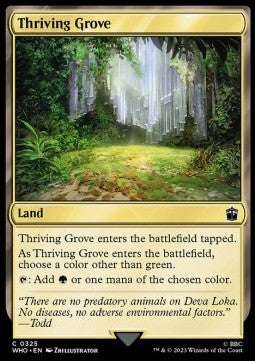 Thriving Grove - Universes Beyond: Doctor Who (Common) [WHO-325]