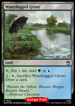 Waterlogged Grove (V.1) - Universes Beyond: Doctor Who: Extras (Rare) [XWHO-922]
