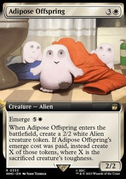 Adipose Offspring (V.1) - Universes Beyond: Doctor Who: Extras (Rare) [XWHO-333]