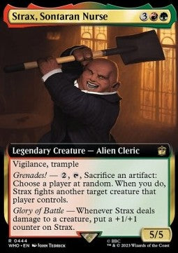 Strax, Sontaran Nurse (V.1) - Universes Beyond: Doctor Who: Extras (Rare) [XWHO-444]