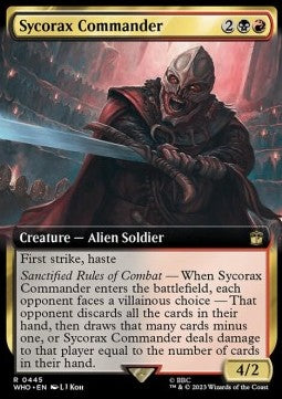 Sycorax Commander (V.1) - Universes Beyond: Doctor Who: Extras (Rare) [XWHO-445]